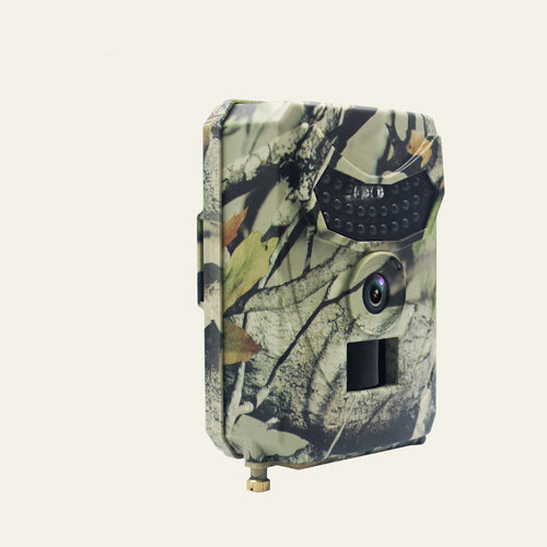 Caméra de chasse compacte Full HD 1080p à piles, vue de trois-quarts