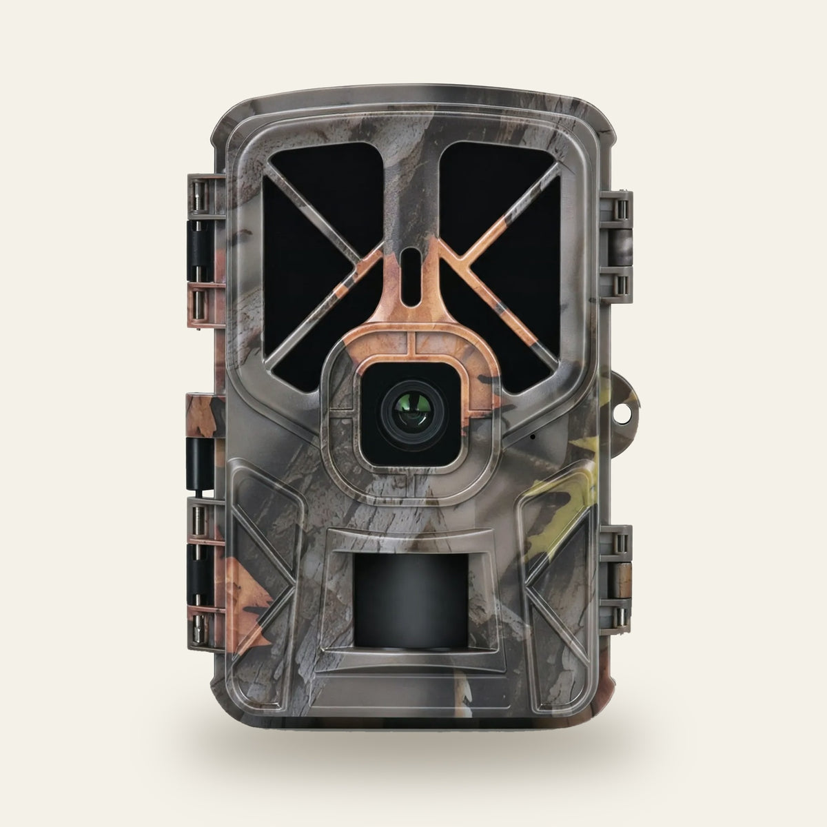 Caméra de chasse 4K à piles avec écran 2 pouces, vue de face